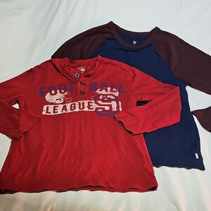 GAP Kids Red and Navy Football League Polos